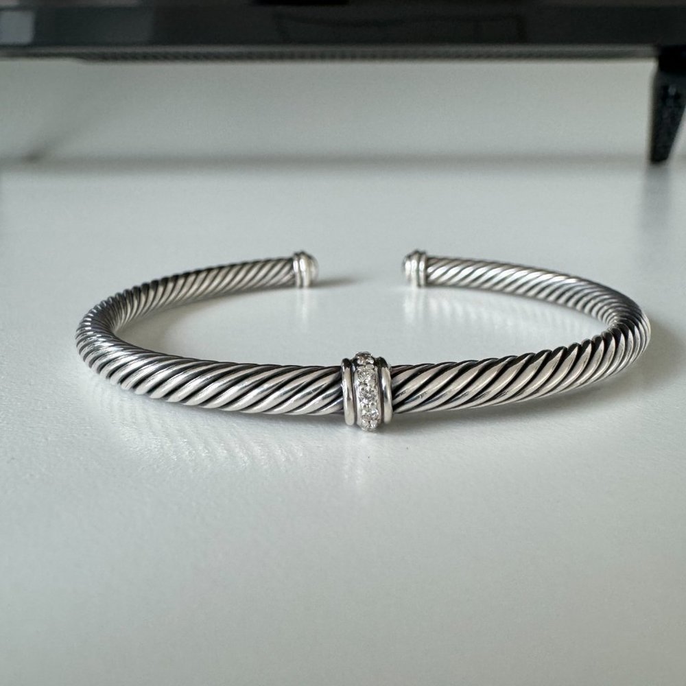 David Yurman Classic Cable Station Bracelet